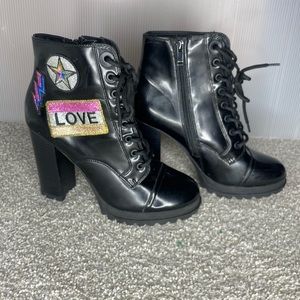 Also Lace up Ankle Booties size 8 . Pre-own